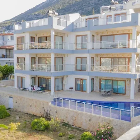 Apartman Gorgeous Sea View Flat With Pool In Antalya