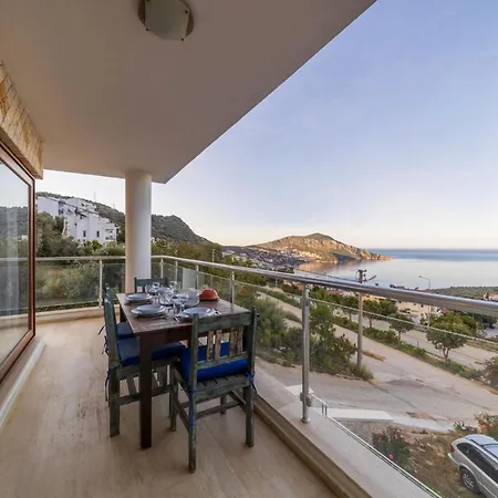 Gorgeous Sea View Flat With Pool In Antalya Apartman